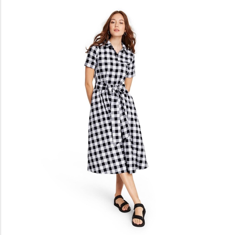 Lisa Marie Fernandez Gingham Belted Dress